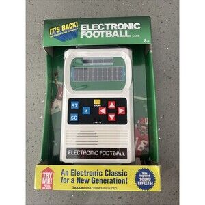 Basic Fun Retro Classic Handheld Electronic Football Game 2016 NEW SEALED